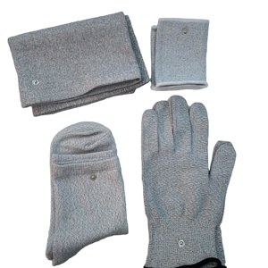 Silver Fiber Conductive Anti-Bacteria Gloves 140D Yarn for Massage Therapy <strong>Physiotherapy</strong> Pulse <strong>Electrotherapy</strong> Biological DDS - Product Image 6