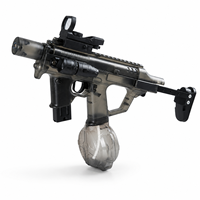 Pistolet à eau électrique pour enfants 666-20 MK3 avec lumière LED, grand réservoir transparent, lanceur automatique, jouet d'été pour enfants en plein air