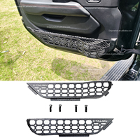 Boîte de rangement de poche pour porte avant et arrière en métal / Panneaux Molle pour Wrangler JL JLU 4XE 2018-2024 et Gladiator JT 2020-2024