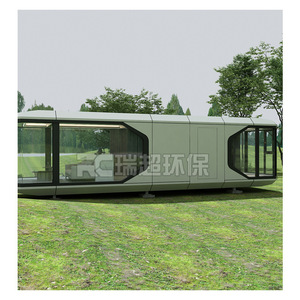 Mini caravane pour 4 personnes, en aluminium léger, remorque de voyage moderne, utilisation en plein air, couleur grise, sol en nid d'abeille en plastique - Product Image 4