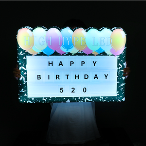 Servicio de demostración de botellas VIP personalizado para discotecas y bares Venta caliente Feliz cumpleaños Carta LED Rolling Party Decoraciones - Product Image 3