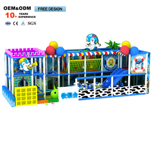Aire de jeux intérieure personnalisable pour enfants avec piscine à balles océaniques - Product Image 2