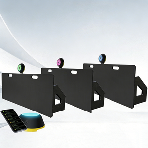 Planche de rebond d'entraînement de football à 3 angles, résistante à l'usure, avec lumières de réaction pour l'entraînement de réaction - Vente en gros - Product Image 1