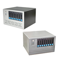 8-drive casing Nas Rackmount mendukung MATX Motherboard redundan catu daya 4Pin PWM kipas penyimpanan Server stok sasis