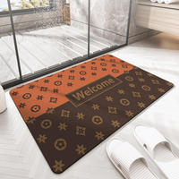 Nouveau product40 * 60CM Rectangle antidérapant Super absorbant boue de diatomée séchage rapide tapis de bain salle de bain douche tapis de sol