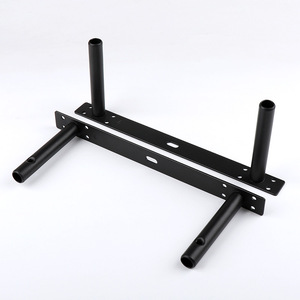 Jinnate Wall Mounted Concealed <b>Shelf</b> <b>Bracket</b> <b>Black</b> Iron Metal Support For Pallet Modern Simple Design - Product Image 4