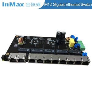 InMax produttore Marvell Chip <span class=keywords><strong>Gigabit</strong></span> <span class=keywords><strong>10</strong></span> porta RJ45 <span class=keywords><strong>10</strong></span>/100/1000Mbps Industrial <span class=keywords><strong>Ethernet</strong></span> <span class=keywords><strong>Switch</strong></span> board PCB - Product Image 5