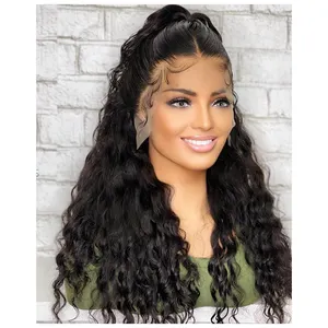 Gratis Sampel 10-40Inch Murah Brazilian Rambut Manusia Renda Frontal Wig Keriting Frontal Rambut Keriting Curly Wig Renda Frontal Wig