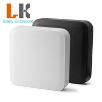 Boîtier en plastique Wi-Fi 125x125x28mm NOUVELLE ARRIVÉE pour routeur électronique, boîtier de projet, boîtier d'instrument réseau, boîtier d'appareil IoT