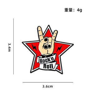 WOWEI Popolare Distintivo in Metallo Placcato a Tema Animale Souvenir della Band <span class=keywords><strong>Kiss</strong></span> - Product Image 3