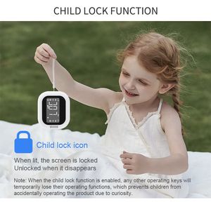 Radio-réveil à vibrations avec bruit blanc et batterie rechargeable, écran LCD numérique - Product Image 3