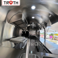 Truth Outdoor Mobile Eiswagen Burger Hot Dog Food Trucks Anhänger mit Küche 2026 Pizza Food Truck mit Gasofen