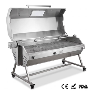 Asador Grande para Barbacoa de 1548 mm, Acero Inoxidable 304, Tapa Desmontable, 50% de Ahorro en Transporte, Gas/Carbón, CE-EMC CE-LVD - Product Image 2