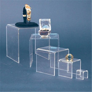 Exhibidores de Acrílico Transparente en Forma de U para Mostradores de Joyería, Soportes de Plexiglás para Mostradores - Product Image 1