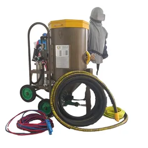 फैक्टरी वैक्यूम Sandblaster सभी सामान के साथ उच्च दबाव Sandblasting मशीन ब्लास्टर