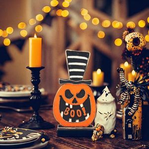 Décorations en bois pour fête d'Halloween, accessoires maison hantée citrouille pour les festivités d'Halloween des enfants, prix d'usine - Product Image 2
