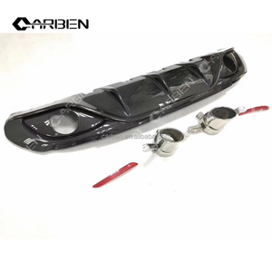Nuevo Difusor Trasero de Fibra de Carbono, Kit de Escape y Carrocería, Compatible con <span class=keywords><strong>Alfa</strong></span> <span class=keywords><strong>Romeo</strong></span> Giulia, Kit de Mejora 2016-<span class=keywords><strong>2022</strong></span> - Product Image 2