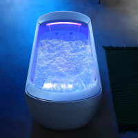 Baignoire Spa Moderne en Acrylique avec Hydromassage Écologique et Bulles d'Air pour Hôtels et Villas