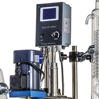 Réacteur de condenseur de reflux en verre de laboratoire durable 5L