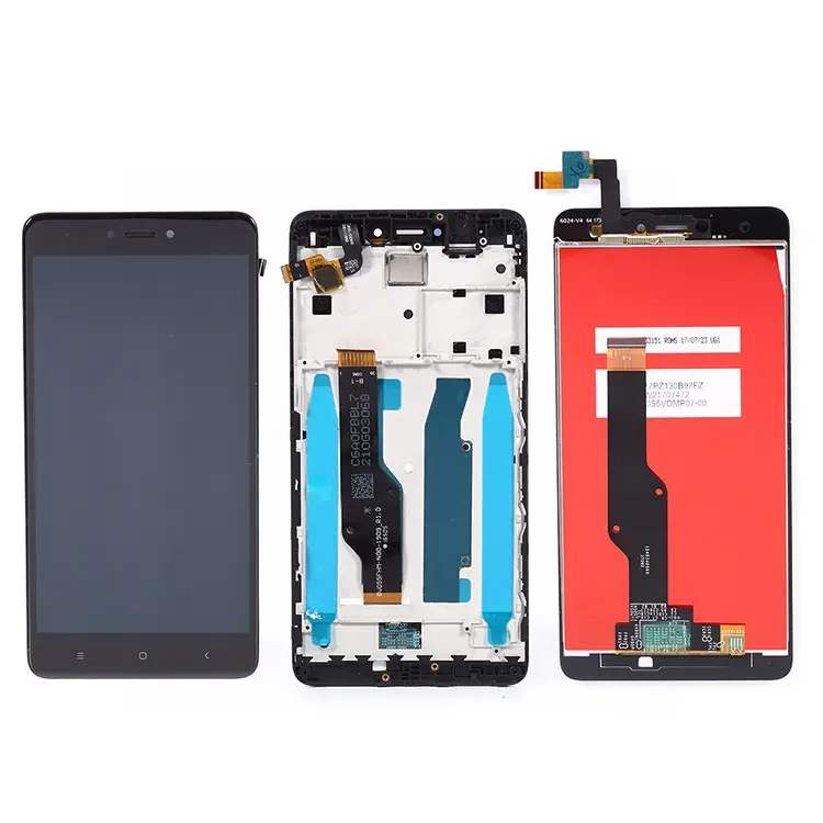 Mobile Phone Frame Display Screen Touch Combo Lcd Note 4X Original For Xiaomi Redmi Mi