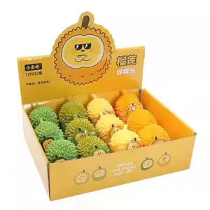 Dd305 Grappige Grap Fidget Speelgoed Kid Reliever Stress Kneed Vruchten Bubble Sensorische Langzame Rebound Fidget Kunstmatige Durian Squishy Speelgoed 1