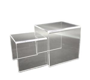 Nouveaux niveaux personnalisés présentoir en acrylique transparent contremarches support de support cupcake maquillage présentoir en acrylique pour l'organisation et la décoration - Product Image 2