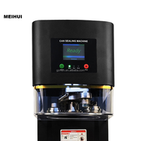 Machine de scellage automatique électrique professionnelle pour canettes de soda, bière, boissons et bouteilles en aluminium, avec roulement rotatif, pour la vente en gros