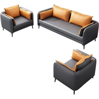 Canapé en cuir de luxe simple, double ou triple, vente en gros d'usine, nouveau design pour petits appartements, mobilier de salon moderne