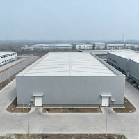 Bâtiment d'atelier d'usine à structure en acier durable pour la production à haute température