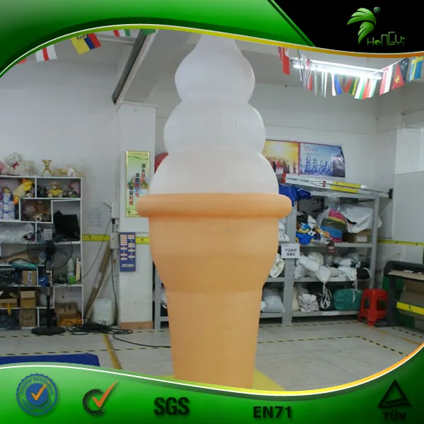 सबसे कम कीमत Inflatable आइसक्रीम कोन, विशाल inflatable आइस क्रीम विज्ञापन मॉडल