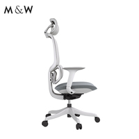 Chaise de bureau de direction ergonomique moderne de luxe M&W, en cuir, vente en gros, en maille, chaise de bureau bon marché pour manager