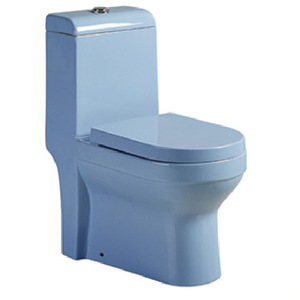 WC monobloc Aivijia V683 en céramique à poser au sol avec double chasse et siège intégré - Product Image 1
