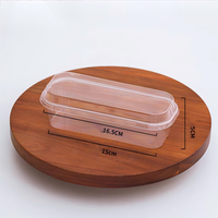 Boîte à dessert en plastique transparente jetable Shenheng de 280/300 ml pour tiramisu, gâteau, de haute qualité, emballage personnalisé pour biscuits