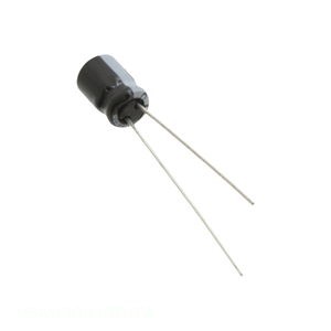 Condensateur radial traversant USA1C101MDD1TA 100 µF en aluminium 20 % 16 V - Product Image 1