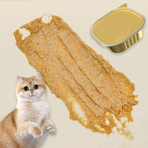 Pâté et Mousse Premium Riches en Protéines de Viande et de Saumon, Aliment Humide Sans Céréales en Conserve <span class=keywords><strong>pour</strong></span> Chats et Chiens - Product Image 2