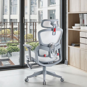 Konfot เก้าอี้ตาข่ายปรับระดับได้เก้าอี้สไตล์สำนักงานพนักพิงศีรษะ4D 5D สูงดีไซน์ตามหลักการยศาสตร์เฟอร์นิเจอร์เชิงพาณิชย์ - Product Image 3