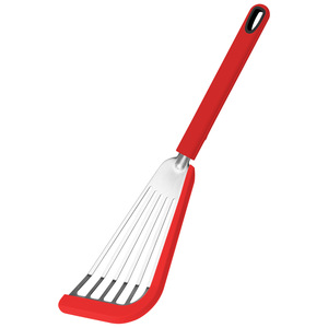 Yingrun Fish Frying Spatula Stainless Steel <b>Silicone</b> Handle Non Stick Heat Resistant Kitchen Cooking <b>Tool</b> For Seafood - Product Image 2