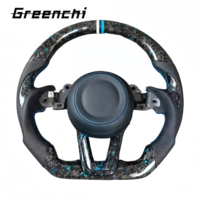 Setir Kemudi Mobil Balap Berbahan Kulit dan Serat Karbon Forged untuk Mazda CX4 CX5 CX8 CX30 CX30EV CX50 CX90