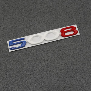 Pegatinas de metal personalizadas, logotipo de coche digital de color 3D 208, 308, 408, 508, 2008, <span class=keywords><strong>3008</strong></span>, 4008, 5008 pegatinas de decoración de <span class=keywords><strong>maletero</strong></span> - Product Image 6