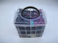 Boîte de 725 attaches portables, clips de fixation automobile très vendus, attaches en plastique, 19 types de rivets à pression pour voiture