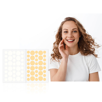 Patch anti-acné hydrocolloïde OEM à l'huile d'arbre à thé, autocollant invisible pour boutons, pour la nuit ou le jour, points anti-imperfections pour le visage