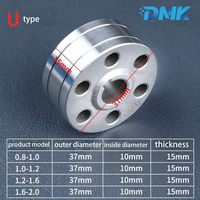 DMK 2 roues à rouleaux pour alimentation en fil, 08-10mm, en forme de U/V, pour fil de soudure en aluminium, accessoires de soudage laser portatif