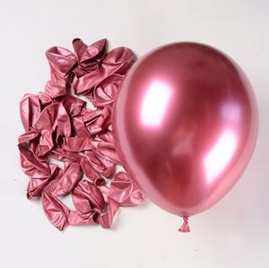 بالونات لاتكس معدنية من الكروم ، منطاد لاتكس معدني سميك قابل للتحلل من المصنعين - Product Image 4