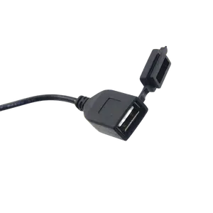 Kabel Konverter Daya Step-Down 12V Ke 5V DC dengan Konektor USB Perempuan