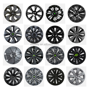 Modificación de coche cubierta de cubo de rueda decoración Original <span class=keywords><strong>tapacubos</strong></span> de coche 18 ''19 pulgadas 4 Uds Kit <span class=keywords><strong>tapacubos</strong></span> de automóvil para Tesla Model 3 Model Y - Product Image 5