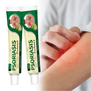 Pommade aux herbes naturelles 20g pour le <span class=keywords><strong>psoriasis</strong></span>, l'acné, la dermatite, l'eczéma du scrotum, la pityriasis, l'urticaire - Marque Bangfuke - Product Image 3