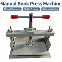 Máquina Manual de Aplanamiento de Documentos, A3, 1.5 Toneladas de Presión, para Facturas, Libros de Tapa Dura y Menús