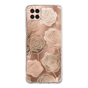 Custodia per telefono per <span class=keywords><strong>Samsung</strong></span> A13 A15 A25 A35 A51 A55 A71 A21S A11 A12 A31 A41 A23 A53 A73 5G A03S A05s Cover bella arte oro rosa - Product Image 2