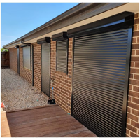 Volet roulant de sécurité en aluminium durable pour fenêtre, idéal pour maison résidentielle, prix usine