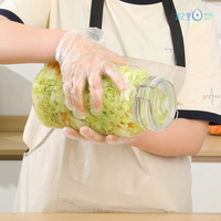 Bocal en verre pour aliments avec couvercle à fermeture hermétique, bocal de stockage à large ouverture pour café, thé, sucre, farine, céréales et pâtes